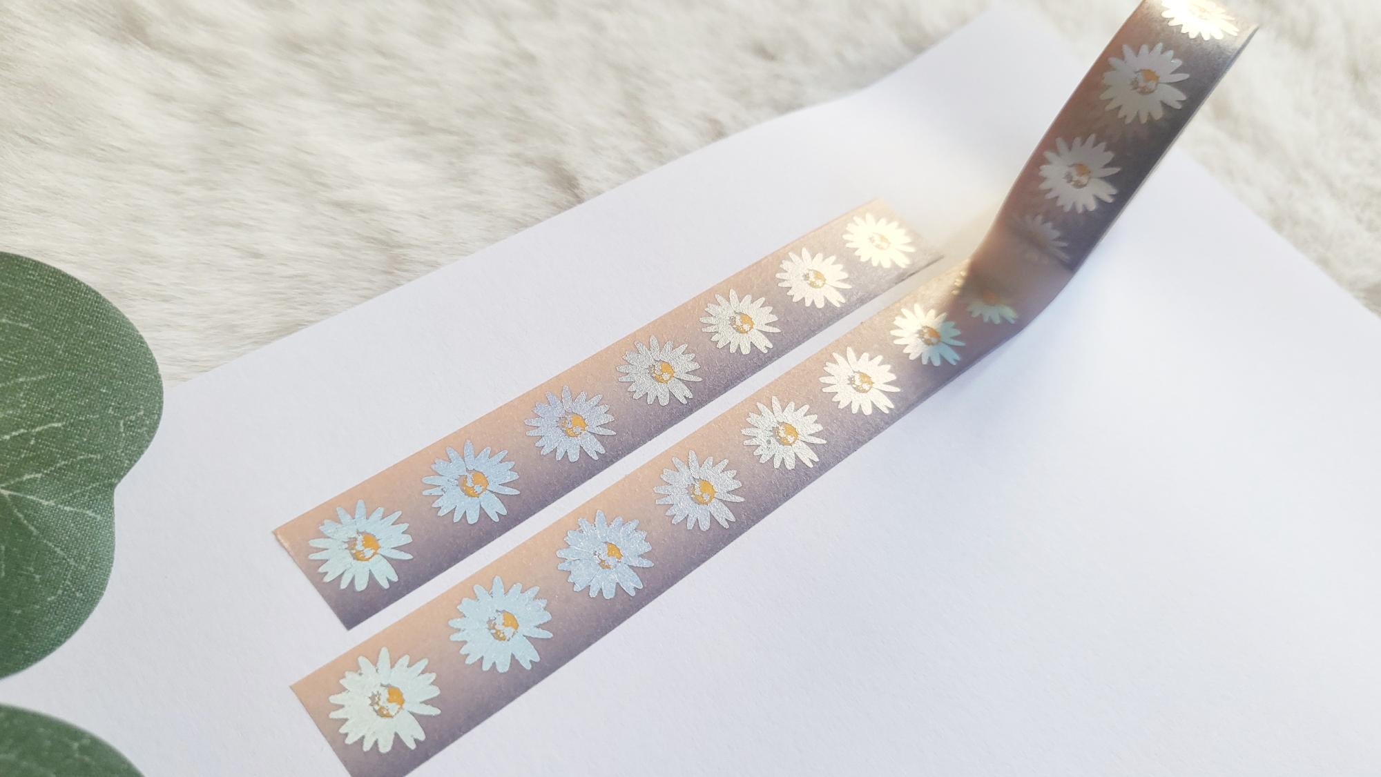 Washi Tape Gänseblümchen